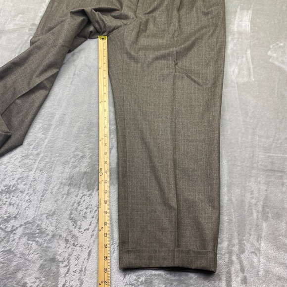 Zanella Bennett Vitale Barberis Canonico Wool Trouser Men Sz 40 Italy Super 120s - Picture 3 of 10